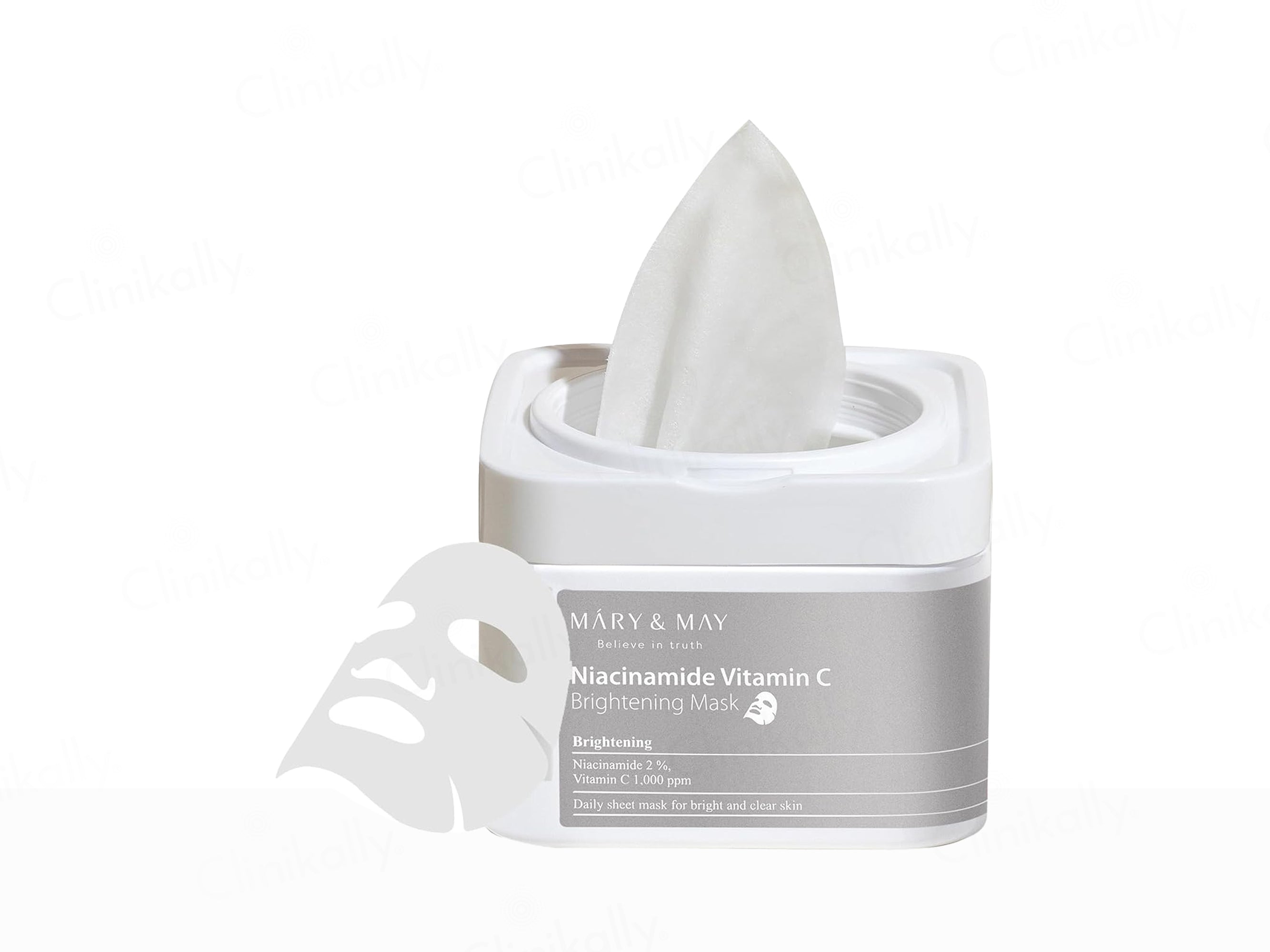 Mary&May Niacinamide Vitamin C Brightening Daily Sheet Mask