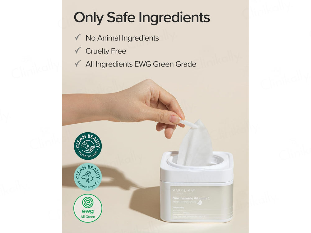 Mary&May Niacinamide Vitamin C Brightening Daily Sheet Mask