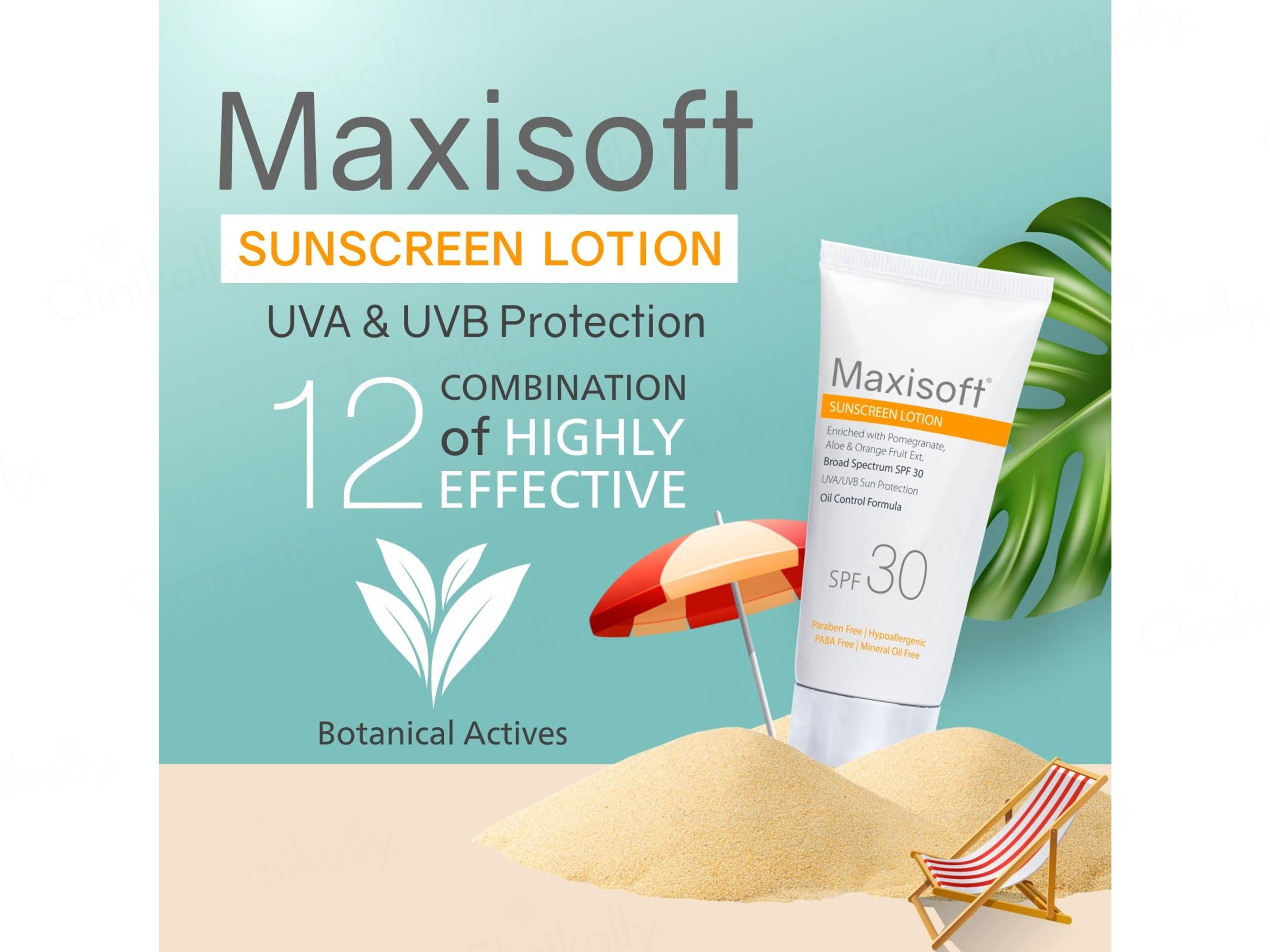 Maxisoft Oil-Control Sunscreen Lotion SPF 30