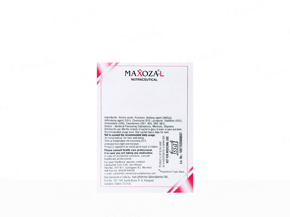Maxoza-L Nutraceutical Powder For Men