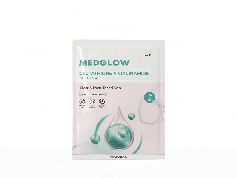 Medglow Glutathione + Niacinamide Face Sheet Mask