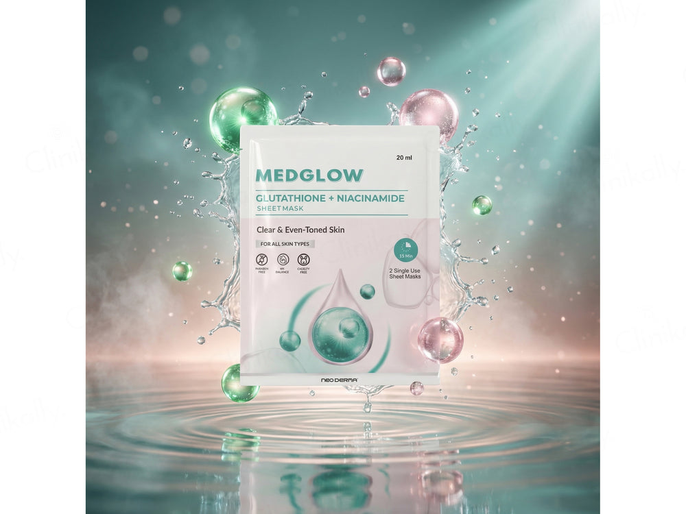 Medglow Glutathione + Niacinamide Face Sheet Mask