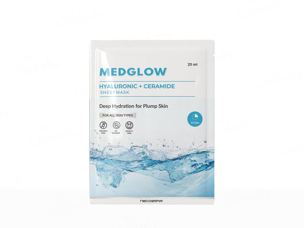 Medglow Hyaluronic + Ceramide Face Sheet Mask