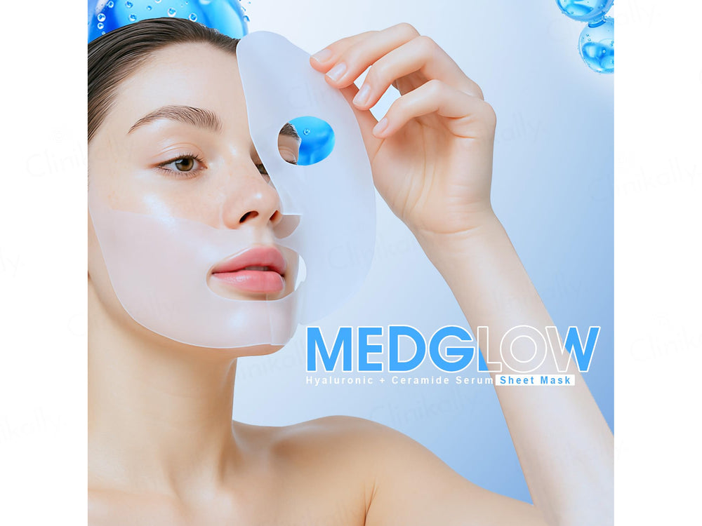 Medglow Hyaluronic + Ceramide Face Sheet Mask