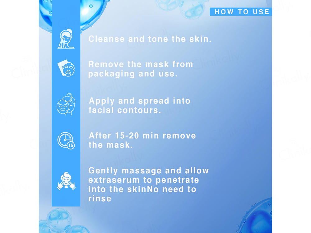 Medglow Hyaluronic + Ceramide Face Sheet Mask