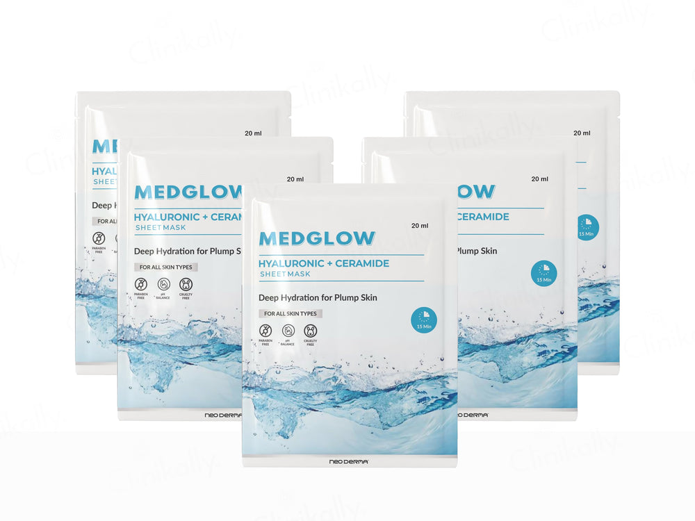 Medglow Hyaluronic + Ceramide Face Sheet Mask