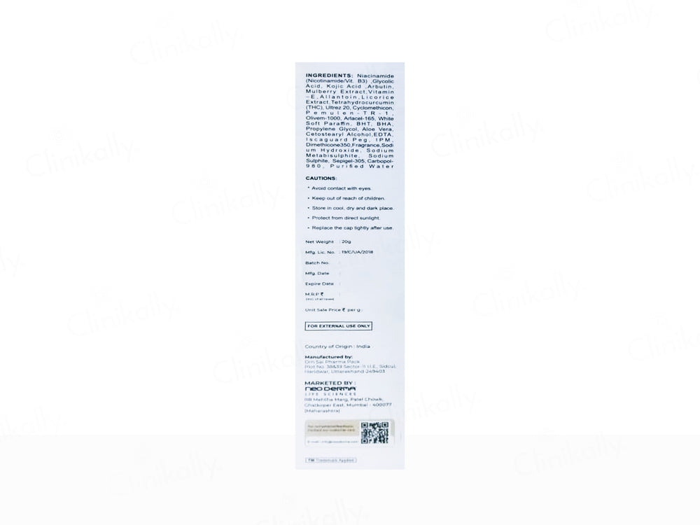 Medglow Ultra Advance Skin Lightening & Brightening Cream