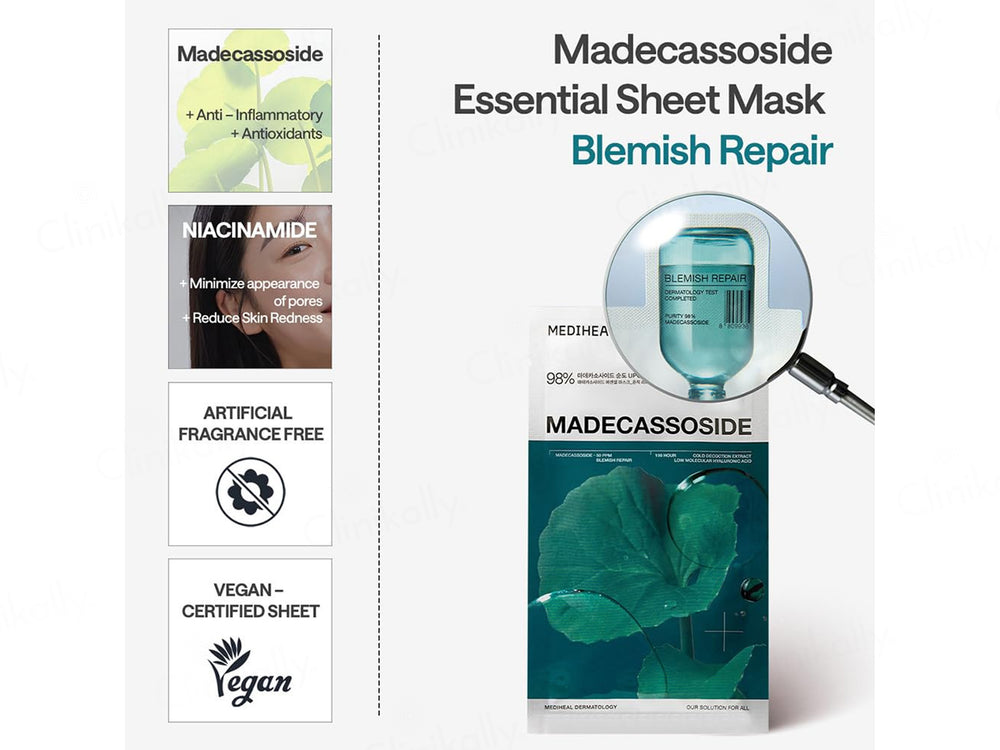 Mediheal Madecassoside Blemish Repair Essential Face Mask
