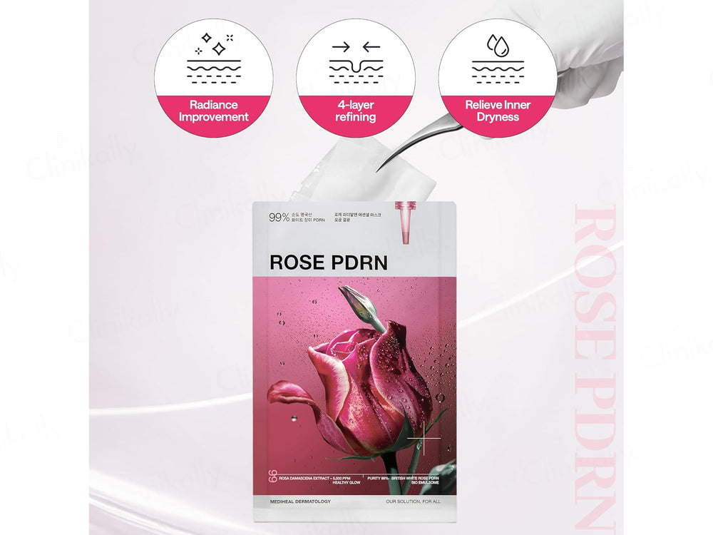 Mediheal Rose PDRN Healthy Glow Essential Face Mask