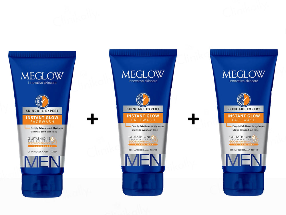 Meglow Instant Glow Face Wash For Men