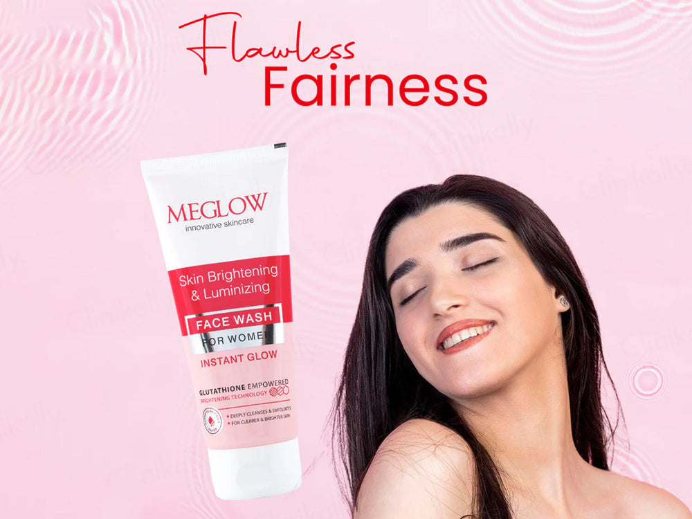 Meglow Instant Glow Skin Brightening & Luminizing Face Wash For Women