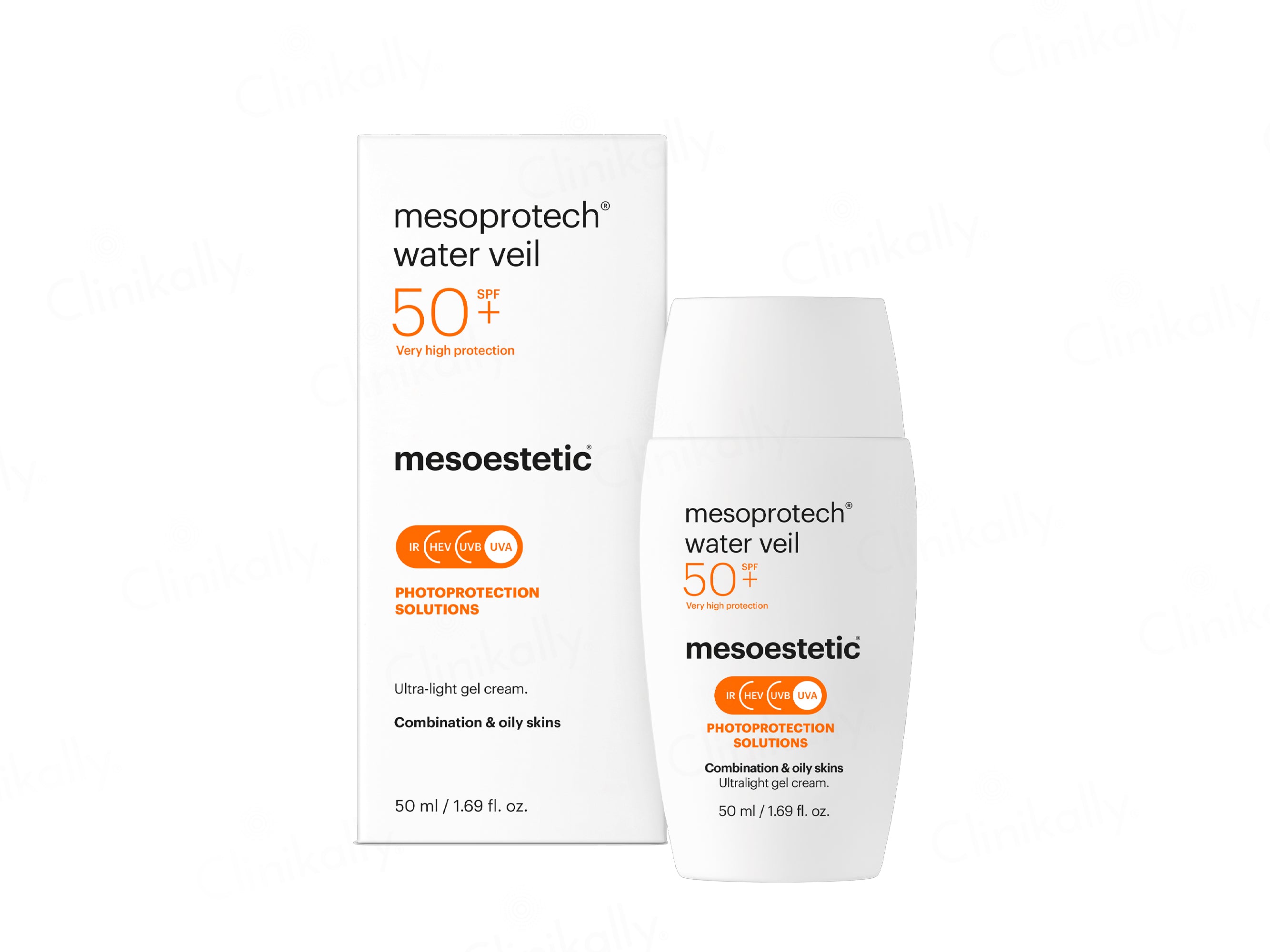 Mesoestetic Mesoprotech Water Veil Ultra-Light Gel Cream Sunscreen SPF 50+