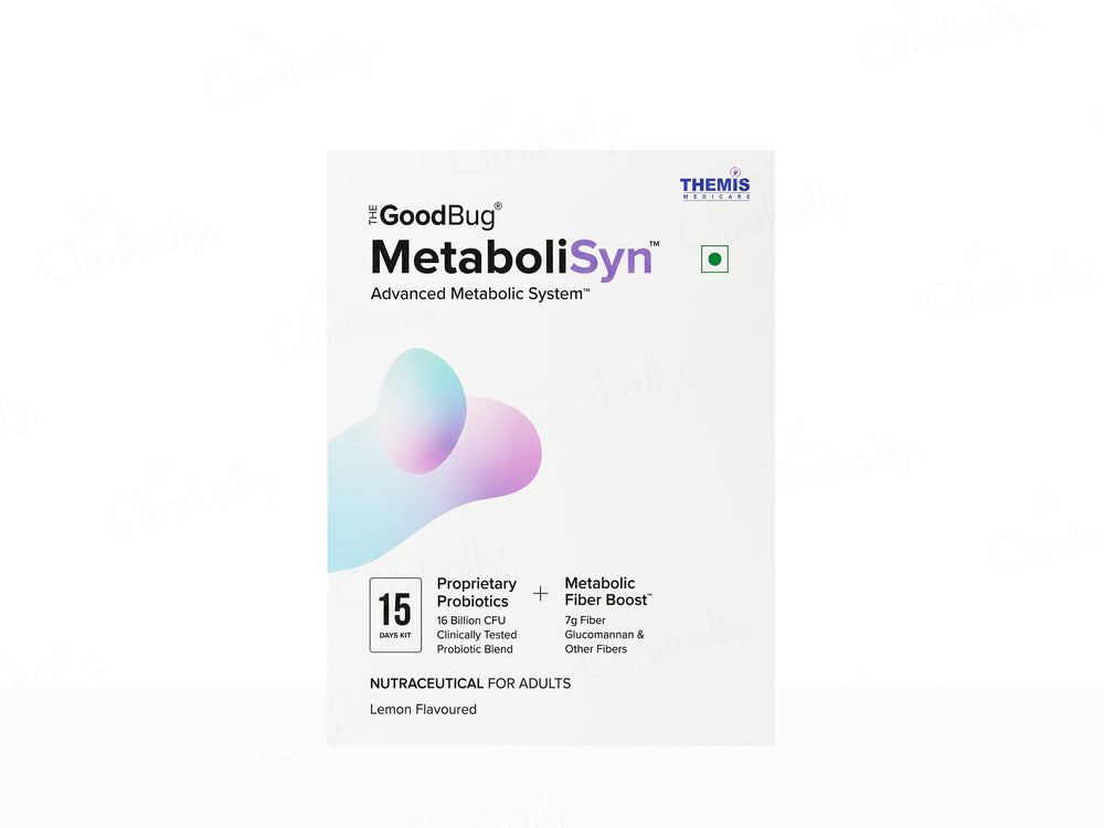 The Good Bug MetaboliSyn Nutraceutical Powder - Lemon Flavour