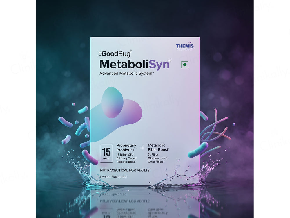 The Good Bug MetaboliSyn Nutraceutical Powder - Lemon Flavour