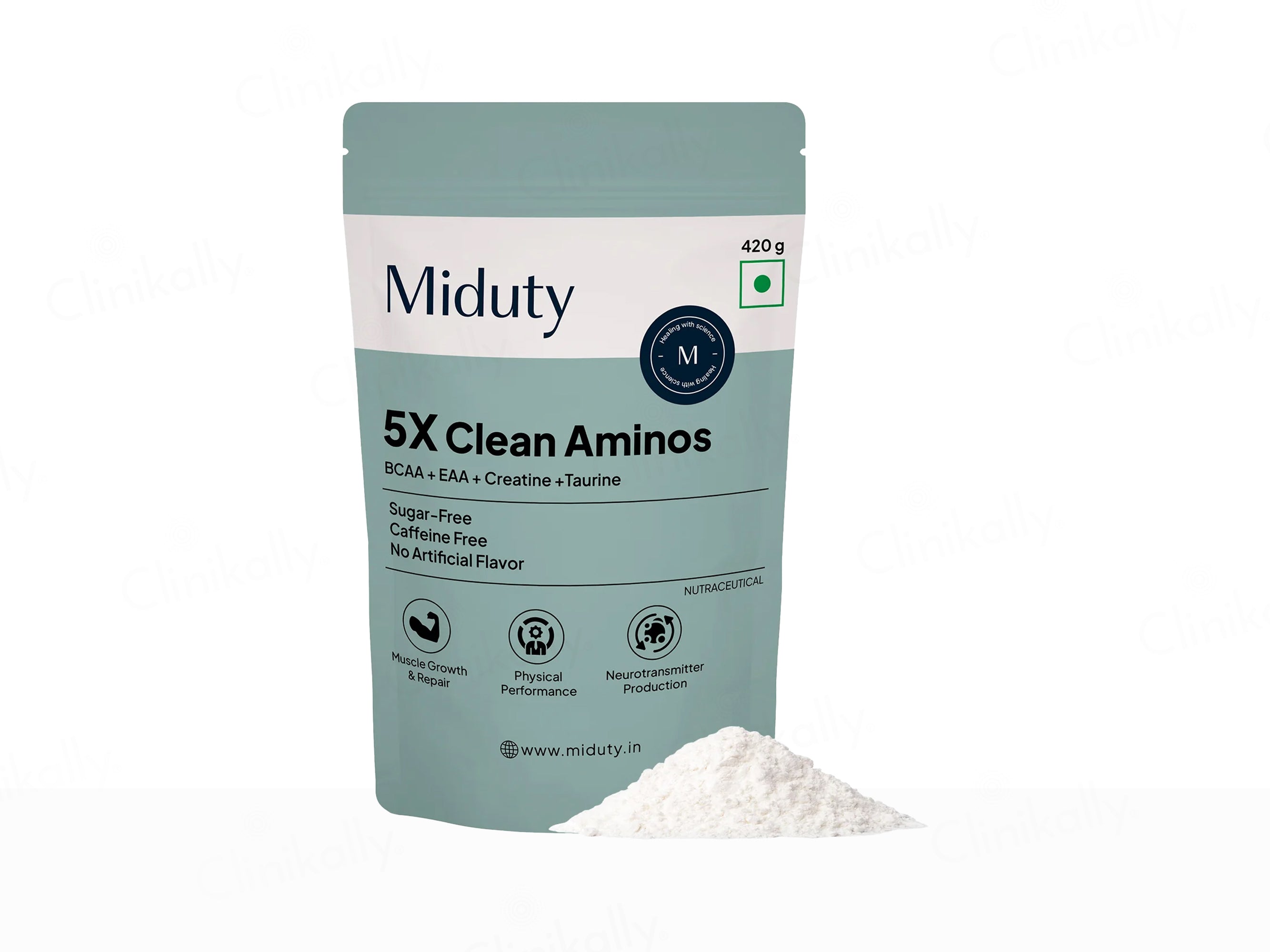 Miduty 5X Clean Aminos Sugar-Free Nutraceutical Powder
