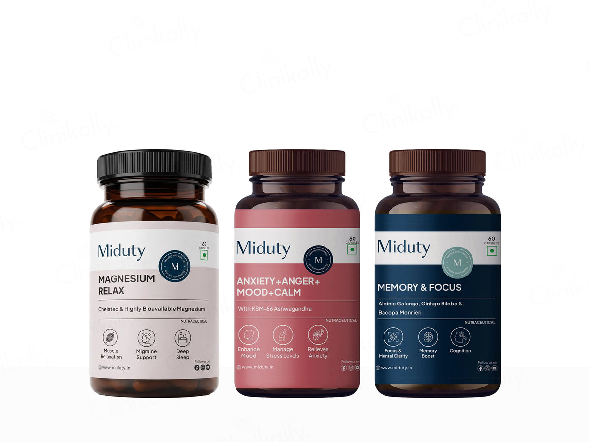 Miduty Anxiety Supplement Bundle