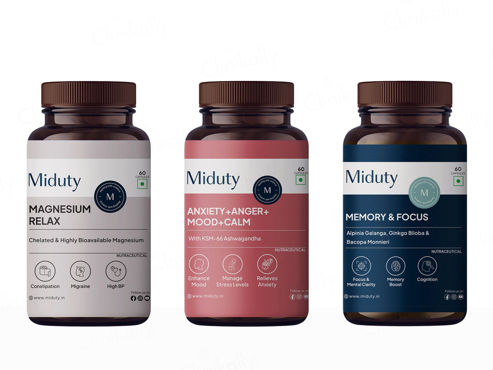 Miduty Anxiety Supplement Bundle