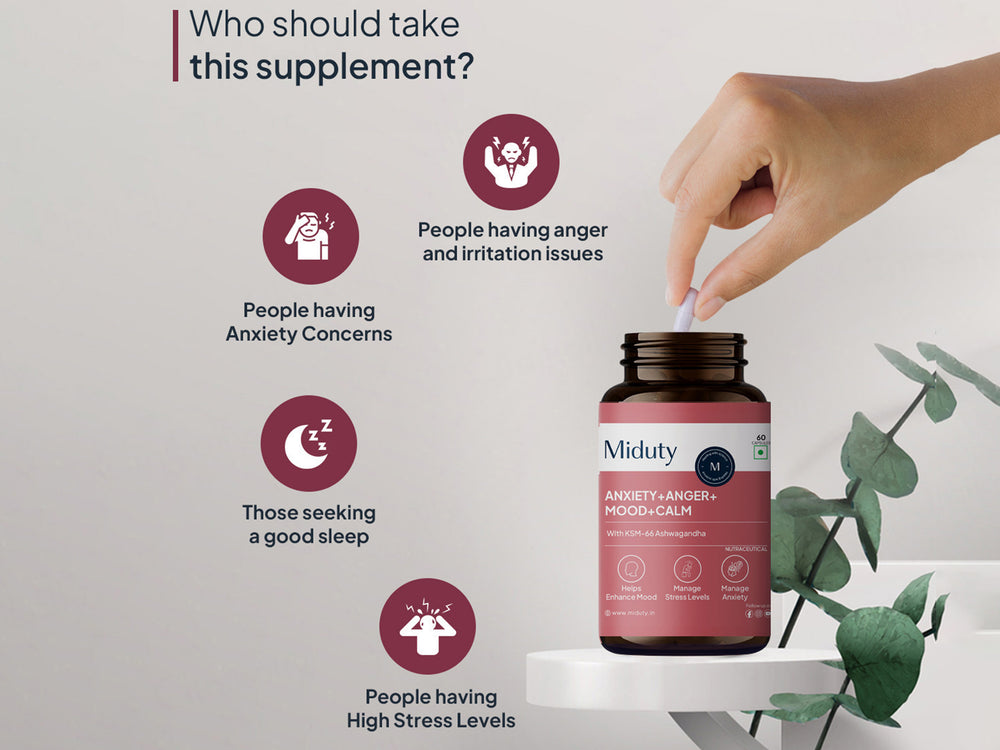Miduty Anxiety Supplement Bundle