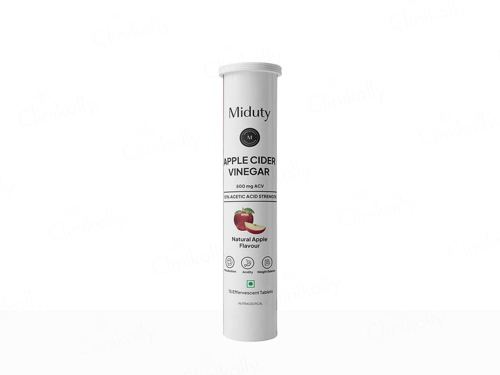 Miduty Apple Cider Vinegar Nutraceutical Effervescent Tablet