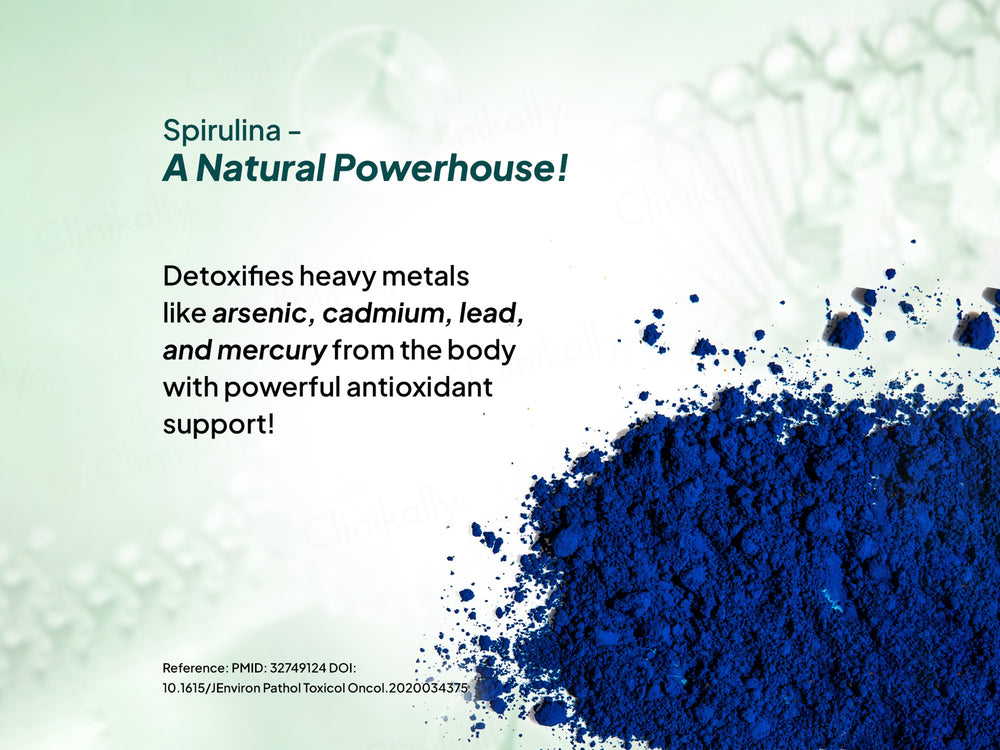 Miduty Blue Spirulina + PeakATP® With Phycocyanin Coating Tablet