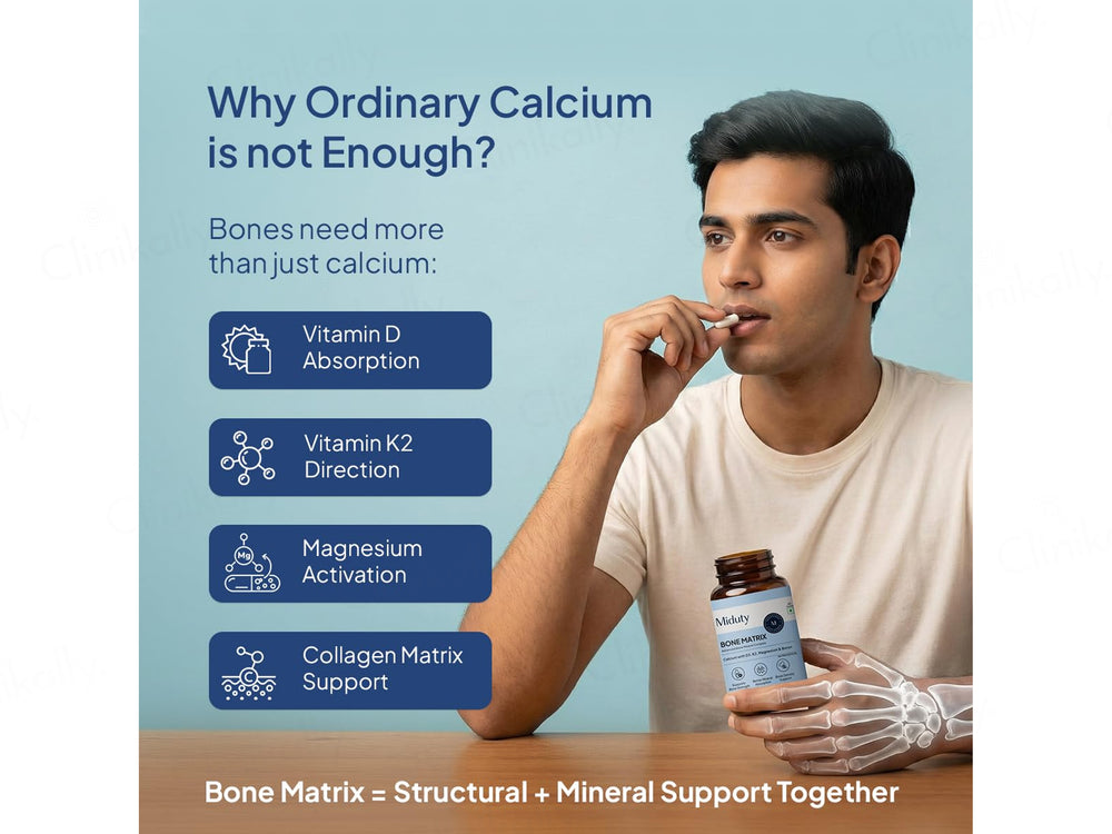 Miduty Bone Matrix Nutraceutical Capsule