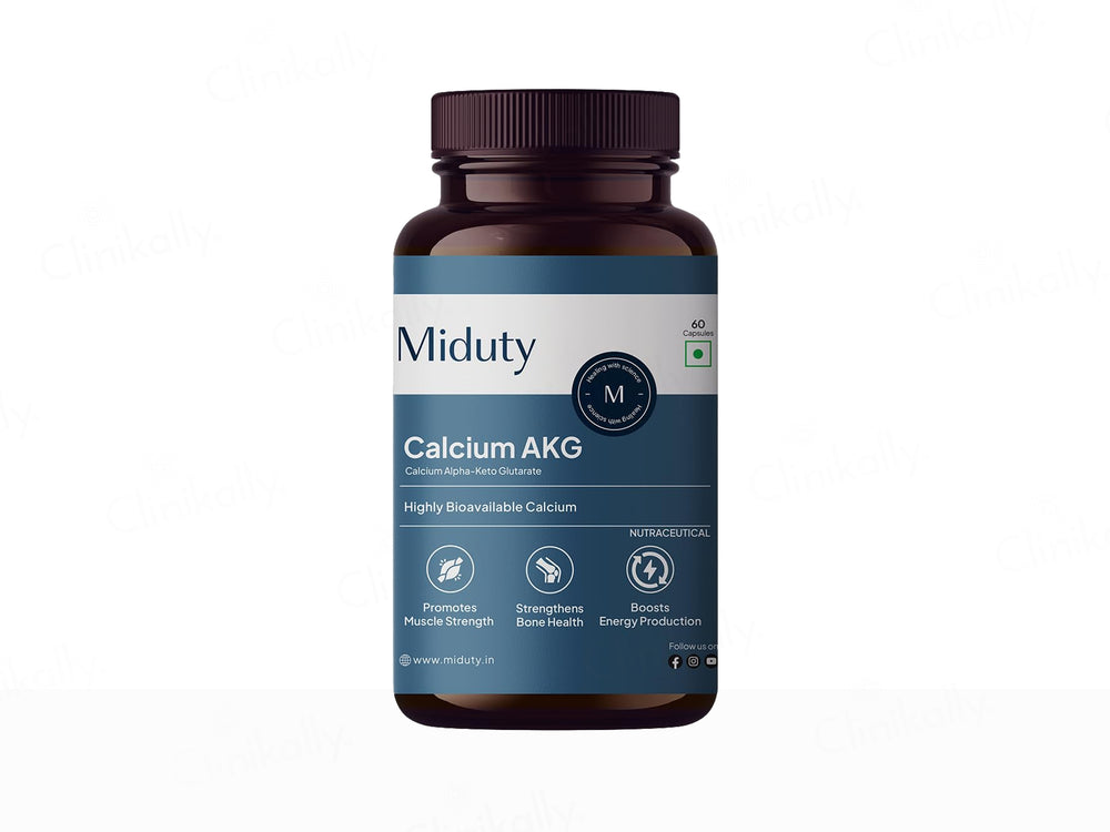 Miduty Calcium AKG Nutraceutical Veg Capsule
