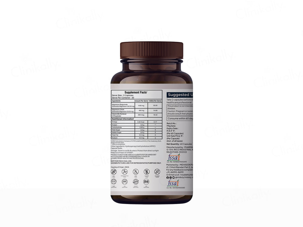 Miduty Chelated Magnesium Relax Capsule