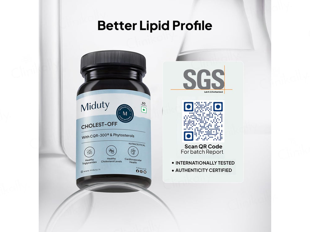 Miduty Cholest-Off Nutraceutical Veg Tablet