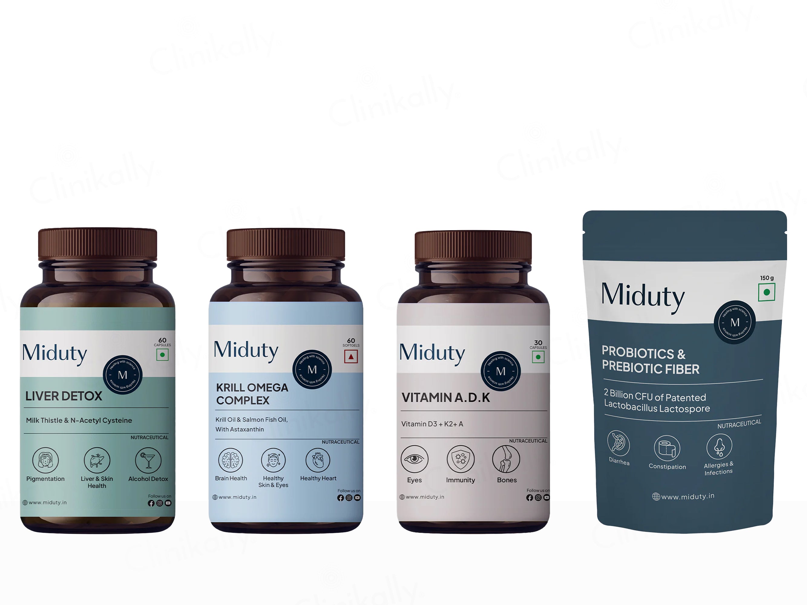 Miduty Eczema Supplement Bundle