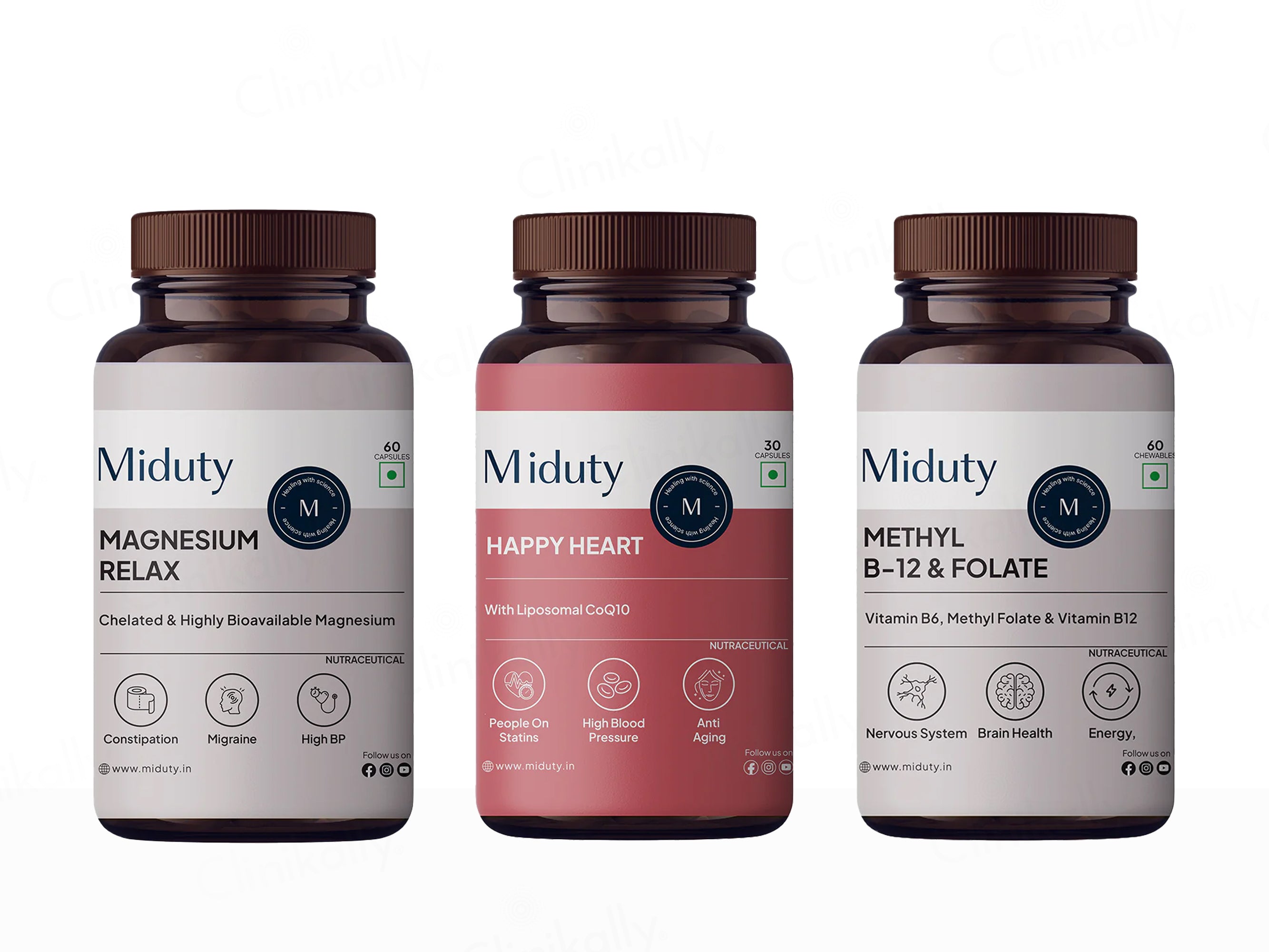 Miduty Hypertension/High BP Supplement Bundle