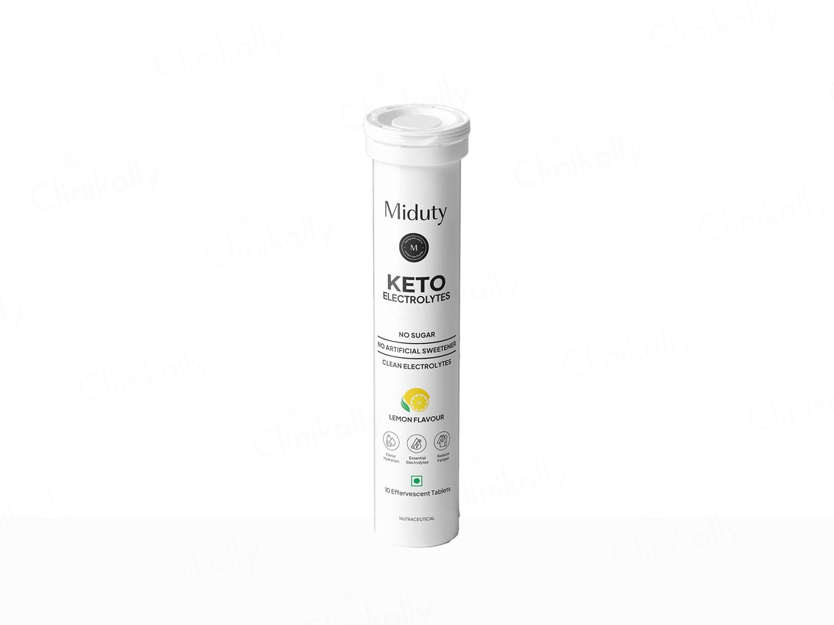 Miduty Keto Electrolytes Nutraceutical Effervescent Tablet - Lemon Flavour