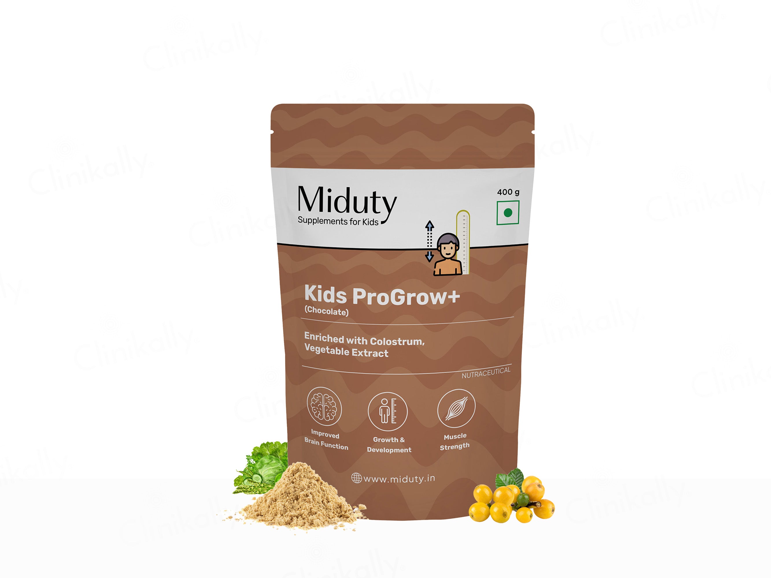 Miduty Kids Progrow+ Protein Powder - Chocolate Flavour