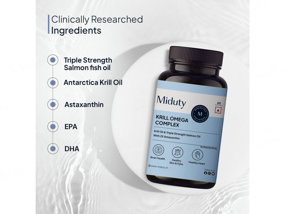 Miduty Krill Omega Complex Softgel Capsule