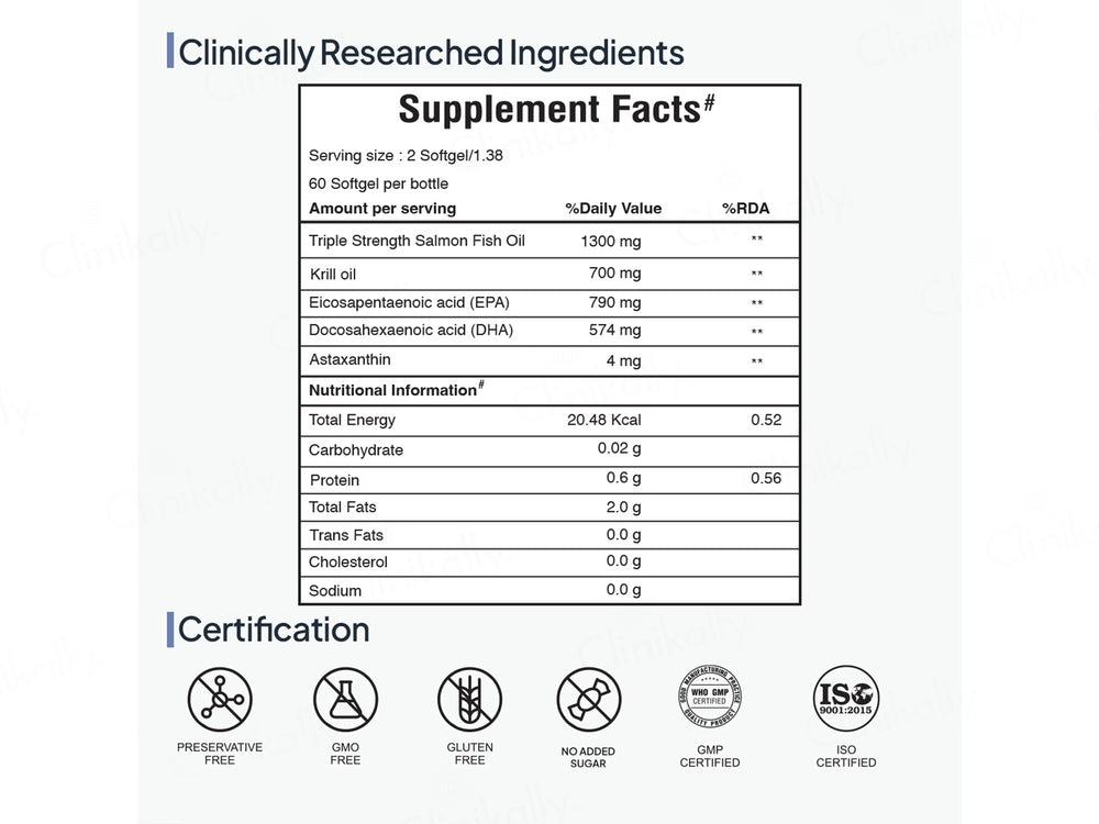 Miduty Krill Omega Complex Softgel Capsule