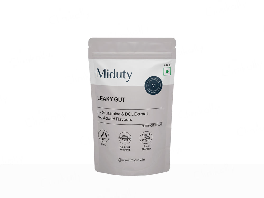 Miduty Leaky Gut L-Glutamine & DGL Extract Powder