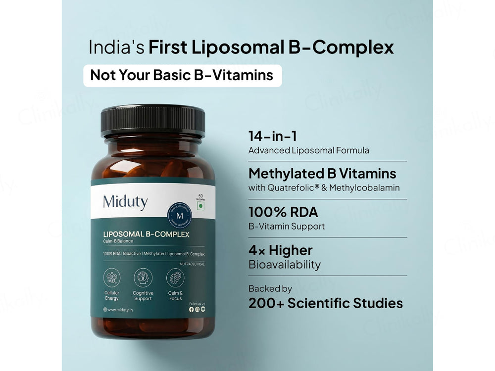 Miduty Liposomal B-Complex Nutraceutical Capsule