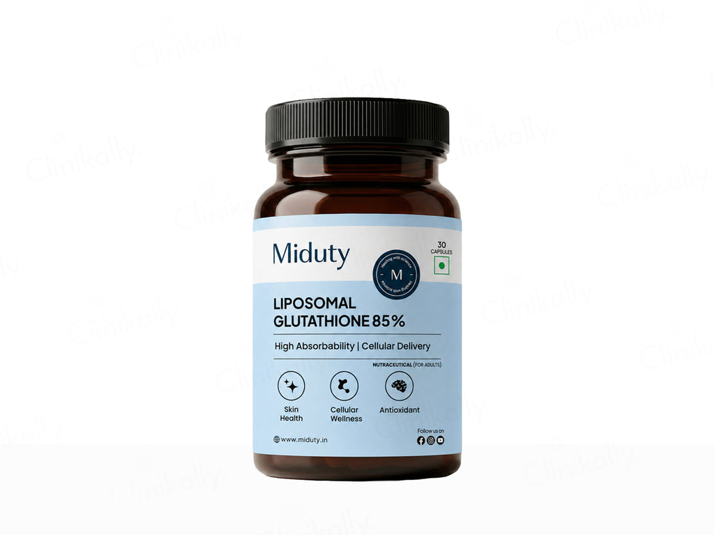 Buy Miduty Liposomal Glutathione 85% Capsule Online at Best Price