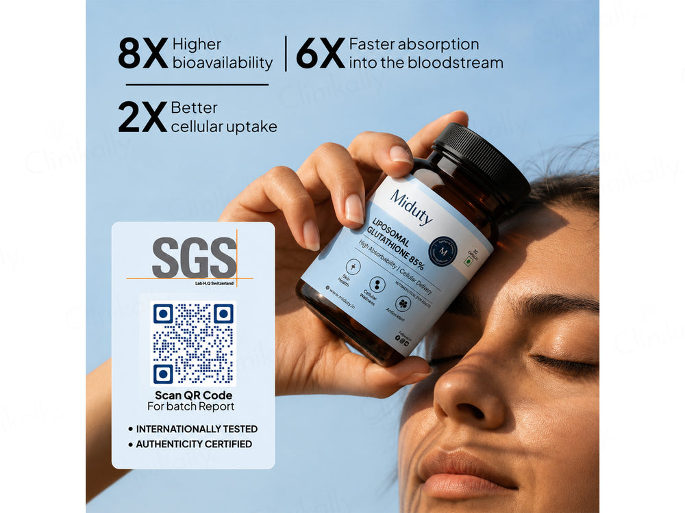 Miduty Liposomal Glutathione 85% Capsule