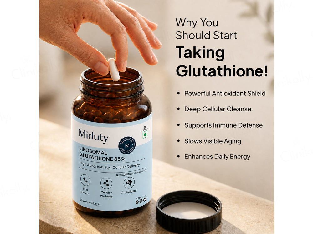 Miduty Liposomal Glutathione 85% Capsule