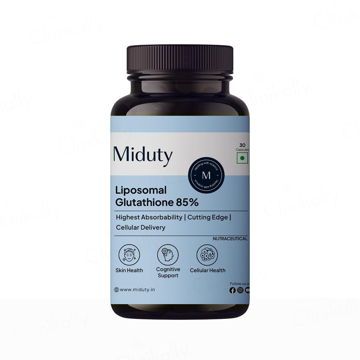 Buy Miduty Liposomal Glutathione 85% Capsule Online at Best Price | Clinikally Buy Miduty Liposomal Glutathione 85% Capsule Online at Best Price | Clinikally