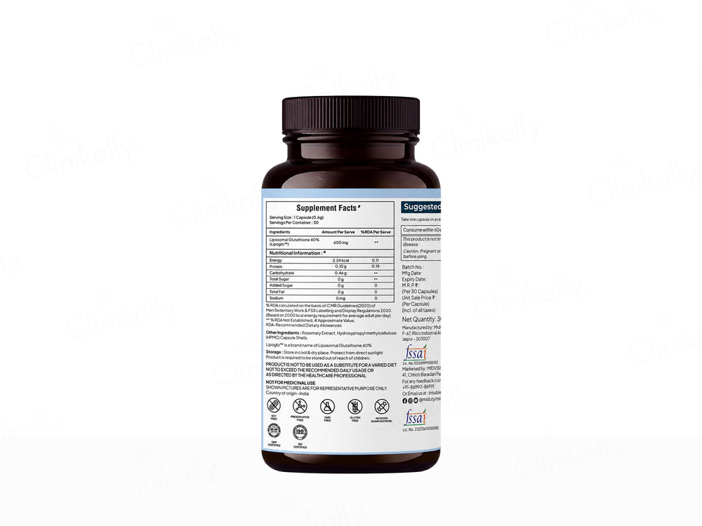 glutathione tablets when to take S-Acetyl L-Glutathione 100 mg Antioxidant Nutricost Glutathione Capsules 500mg, 240