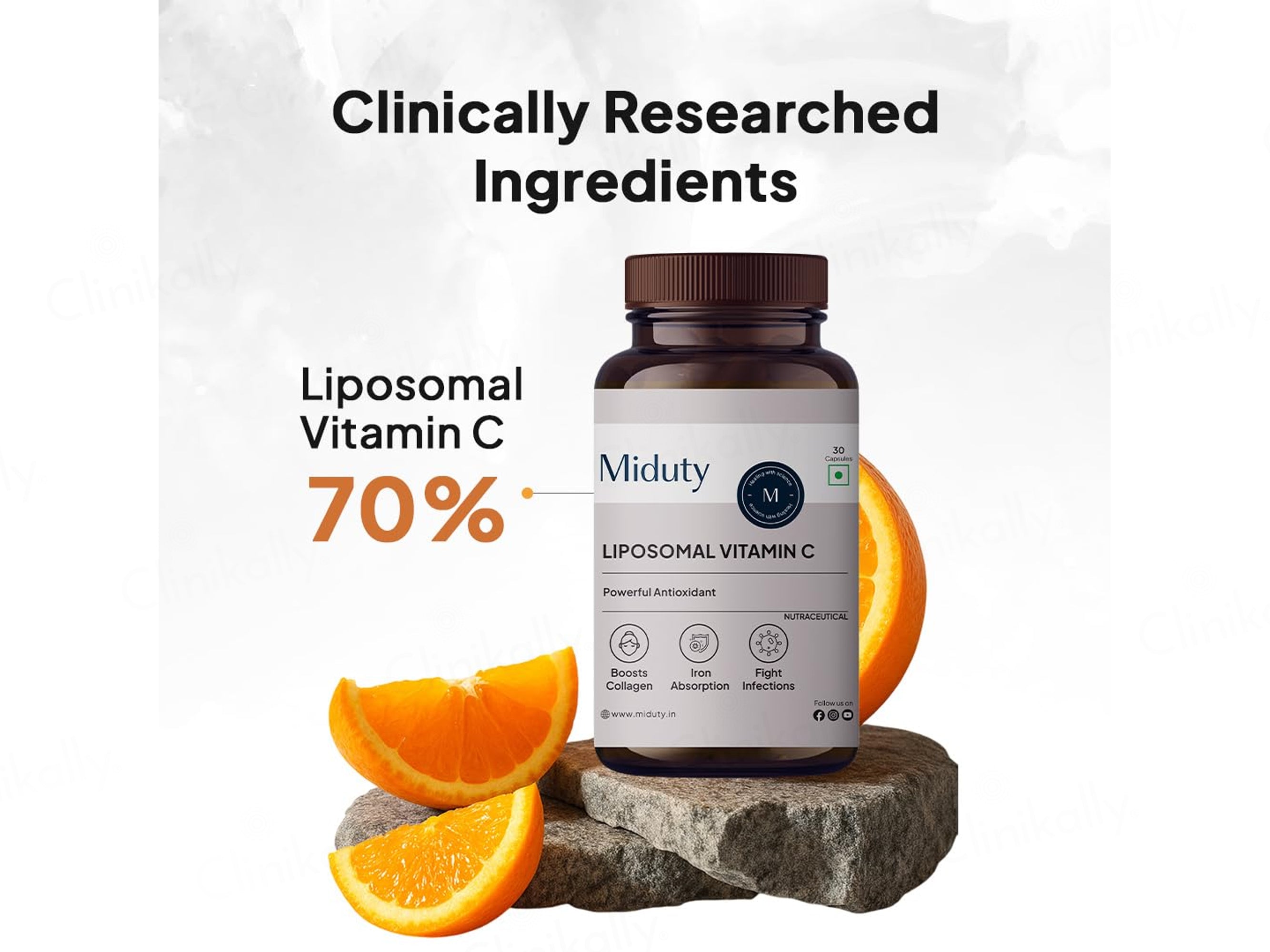 Miduty Liposomal Vitamin C Powerful Antioxidant Capsule
