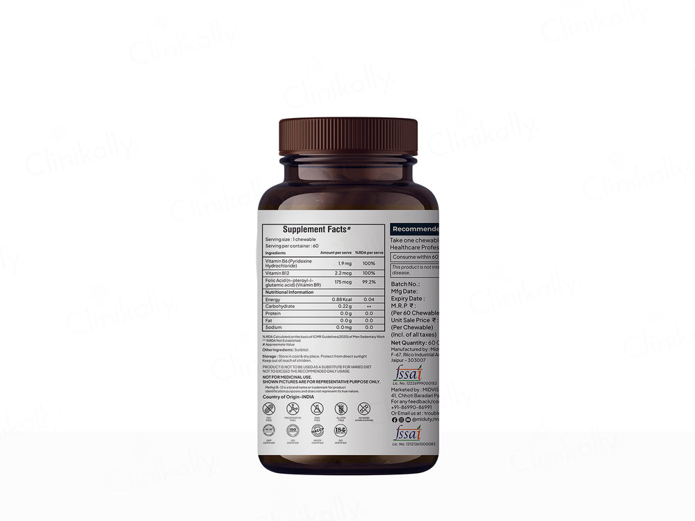 Miduty Methyl B-12 Chewable Tablet
