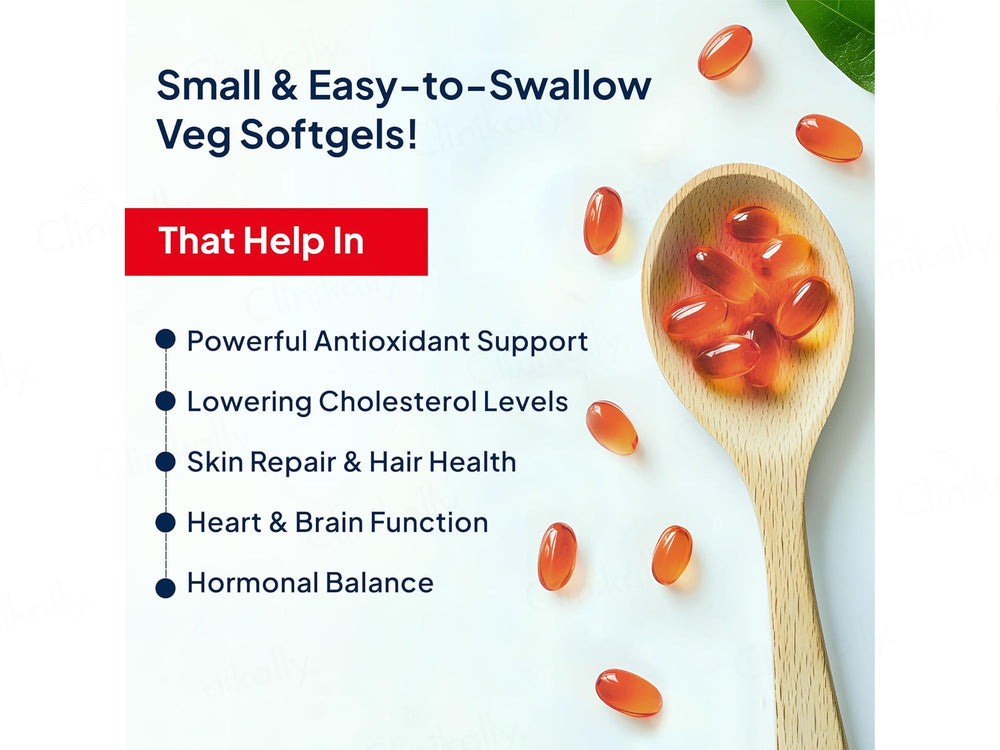 Miduty Mixed Tocopherols & Tocotrienols Veg Softgel