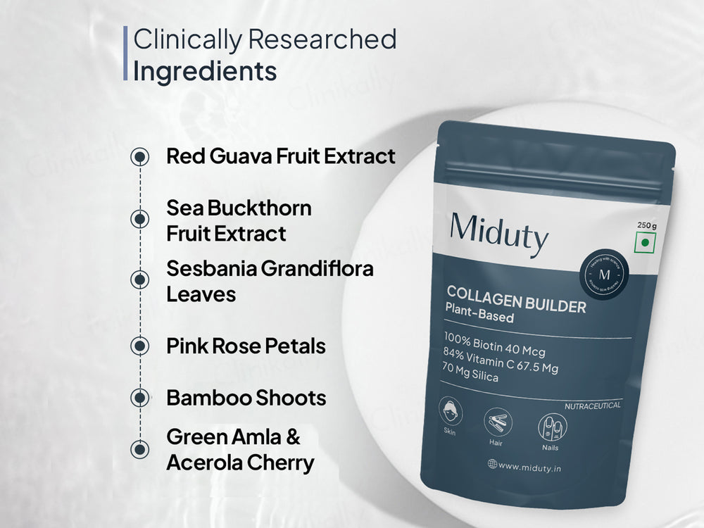 Miduty Plant-Based Collagen Builder Nutraceutical Powder