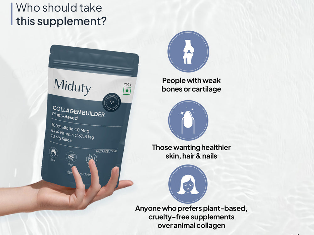 Miduty Plant-Based Collagen Builder Nutraceutical Powder