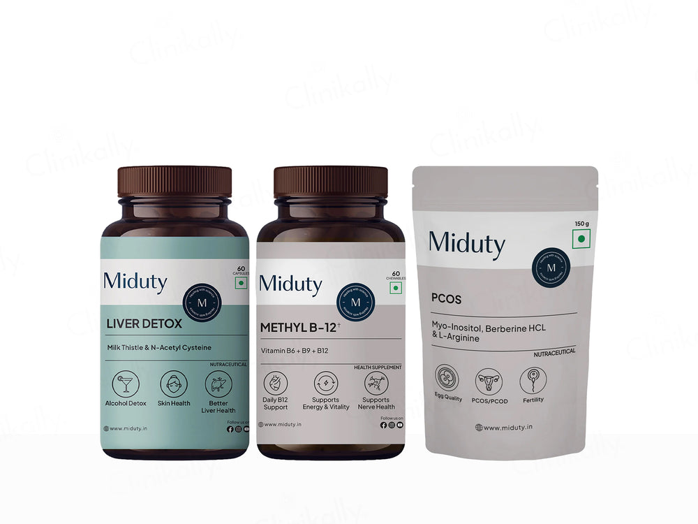 Miduty PCOD/PCOS Supplement Bundle