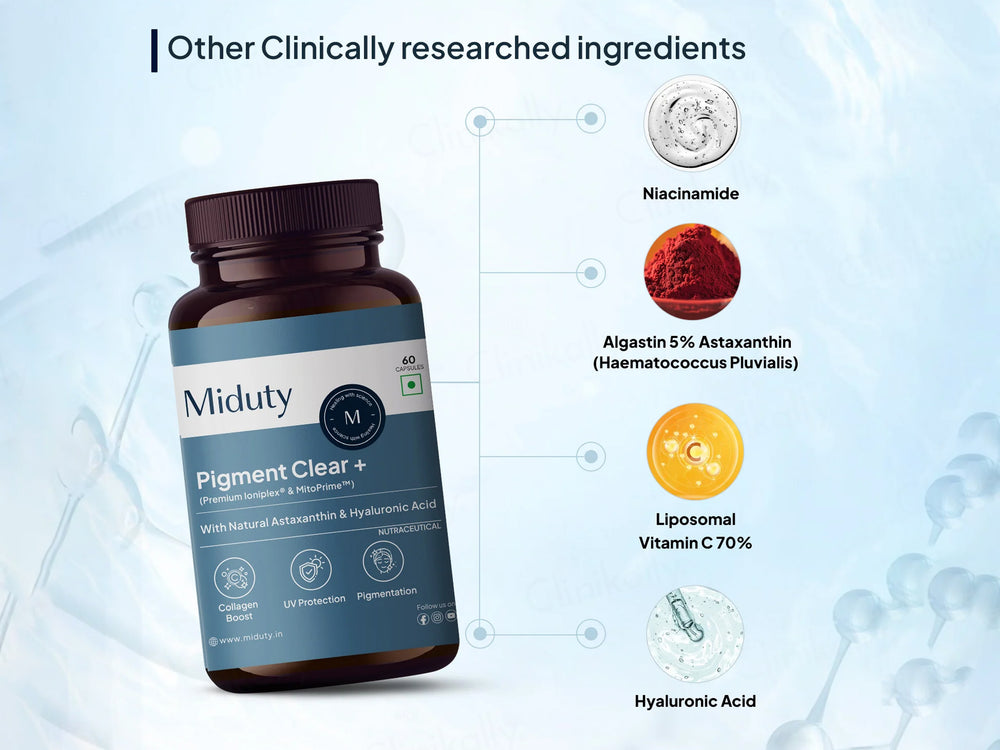 Miduty Pigment Clear+ Nutraceutical Capsule