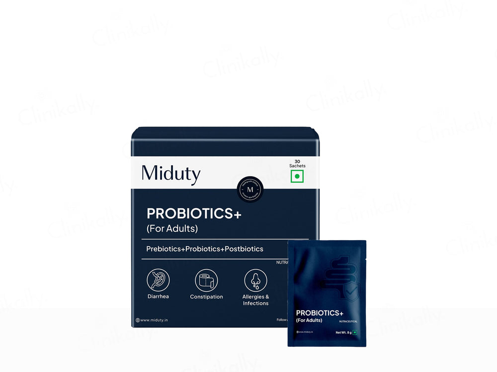 Miduty Probiotics+ Nutaceutical Powder For Adults