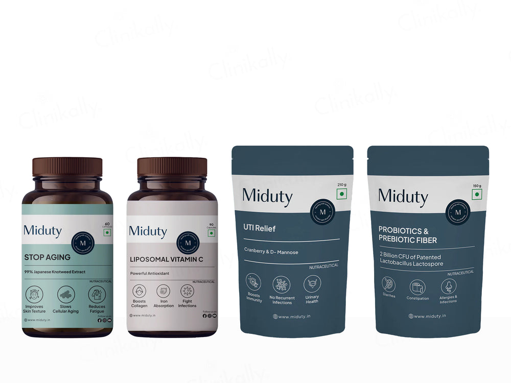 Miduty Urinary Tract Infection (UTI) Supplement Bundle